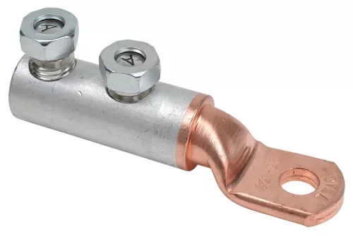 Tracon RA95-150CS12, Szakadófejes csavaros réz-alumínium szemes csősaru 95-150mm2,2×M12