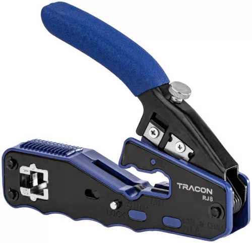 Tracon RJ8 Vágó- ,csupaszító- és présszerszám RJ45