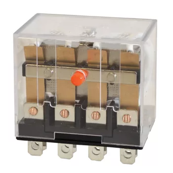   Tracon RL14-12AC Miniatűr teljesítmény relé 12V AC / 4×CO (10A, 230V AC / 28V DC)