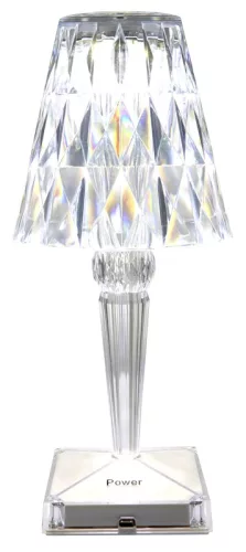 Tracon RLG Asztali akkumulátoros LED díszlámpa, ernyő 1W, 3000-6500K, 3,7V, 1200 mAh, Li-Ion, 70lm, 6h, IP20