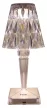 Tracon RLG Asztali akkumulátoros LED díszlámpa, ernyő 1W, 3000-6500K, 3,7V, 1200 mAh, Li-Ion, 70lm, 6h, IP20