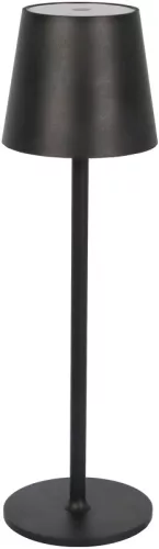 Tracon RLM Asztali akkumulátoros LED díszlámpa, fém, fekete 3.5W, 2700-6500K, 3,7V, 3600 mAh, Li-Ion, 200lm ,10h, IP20 (Tracon RLM)