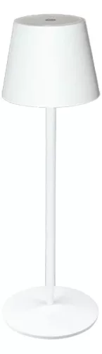 Tracon RLMW Asztali akkumulátoros LED díszlámpa, fém, fehér 3.5W, 3000K, 3,7V, 3600 mAh, Li-Ion, 200lm ,10h, IP20