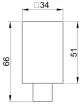 Tracon RM08-48AC Ipari relé 48V AC / 2×CO, (3A, 230V AC / 28V DC)