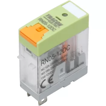   Tracon RN05-230AC Print relé 230V AC / 1×CO (NC: 12A, NO: 15A, 230V AC / 30V DC)
