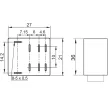 Tracon RN08-110AC Miniatűr teljesítményrelé 110V AC / 2×CO (12A, 230V AC / 28V DC)
