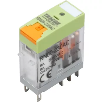   Tracon RN09-110DC Print relé 110V DC / 2×CO (8A, 230V AC / 30V DC)