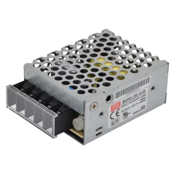   Tracon RS-15-24, Fém házas LED meghajtó szalagokhoz, szabályozható DC kimenet 85-264 VAC / 24 VDC; 15 W; 0-6,25 A