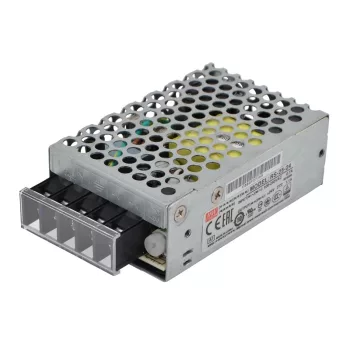   Tracon RS-25-24, Fém házas LED meghajtó szalagokhoz, szabályozható DC kimenet 85-264 VAC / 24 VDC; 25 W; 0-1,1 A