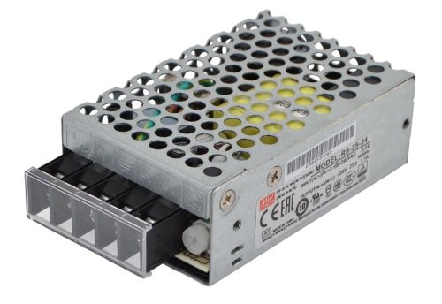 Tracon RS-25-24, Fém házas LED meghajtó szalagokhoz, szabályozható DC kimenet 85-264 VAC / 24 VDC; 25 W; 0-1,1 A