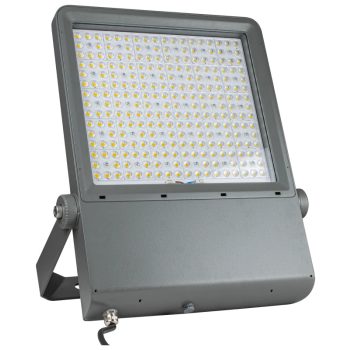   Tracon RSMD8YS300W LED fényvető, szimmetrikus, dimmelhető 100-240VAC,50Hz,300W,42000lm,4000K,IP66,110°,1-10V,EEI=C
