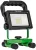 Tracon RSMDAF10W Hordozható akkumulátoros LED fényvető +USB töltő 110-240 VAC, 10W, IP54, 3,7V, 2,2Ah, 800lm, 4000K