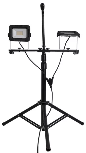 Tracon RSMDAW220W, Állványos LED szerelő fényvető 180-240 VAC, 2×20W, 4000K, IP65, 2×1600lm,