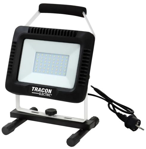 Tracon RSMDAW30W, Hordozható LED szerelő fényvető 180-240 VAC, 30W, 2400lm, IP65, 4000K, 