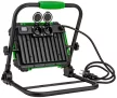 Tracon RSMDAWF100W Hordozható LED szerelő fényvető francia csatlakozóaljzattal 220-240VAC,100W,9000lm,IP44,4000K,1,5m,FRENCH, 2600W,EEI=F