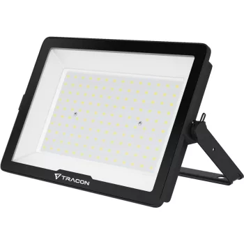 Tracon RSMDH100W LED fényvető CREE chippel, fekete, 220-240V AC, 100W, 4000K, IP66, 13000lm, EEI=E