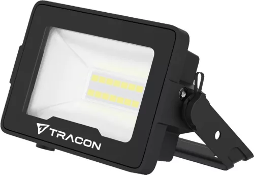 Tracon RSMDH10W LED fényvető CREE chippel, fekete, 220-240V AC, 10W, 4000K, IP66, 1300lm, EEI=E