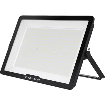 Tracon RSMDH200W LED fényvető CREE chippel, fekete, 220-240V AC, 200W, 4000K, IP66, 26000lm, EEI=E