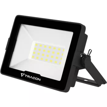Tracon RSMDH20W LED fényvető CREE chippel, fekete, 220-240V AC, 20W, 4000K, IP66, 2600lm, EEI=E
