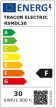 Tracon RSMDL30, Fekete SMD fényvető 30W, 4000K, IP65, 220-240V AC, 2700lm,