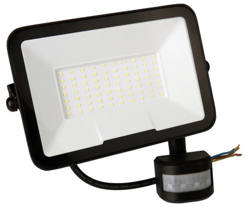 Tracon RSMDSM30W LED fényvető SAMSUNG chippel,mozgásérzékelős 220-240V AC, 30W, 4000K, IP65, 3000lm, EEI=F