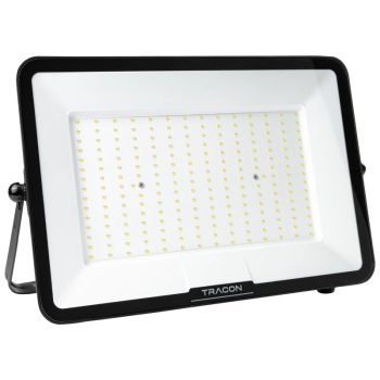   Tracon RSMDSU150W LED fényvető SAMSUNG chippel,mozgásérzékelő csatlakozóval 220-240V AC, 150W, 4000K, IP54, 15000lm, EEI=F
