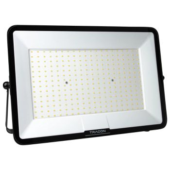   Tracon RSMDSU200W LED fényvető SAMSUNG chippel,mozgásérzékelő csatlakozóval 220-240V AC, 200W, 4000K, IP54, 20000lm, EEI=F