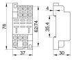 Tracon RSPTF-11A Relé aljzat RL11