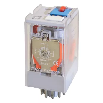   Tracon RT11-48AC Ipari teljesítmény relé 48V AC / 3×CO (10A, 230V AC / 28V DC)
