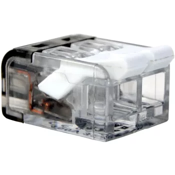   Tracon RVON2, Csavar nélküli vezetékösszekötő, nyitható átlátszó 0,2-4mm2, 32A, 450VAC 2P