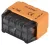 Tracon RVU2,5-8 Csavar nélküli vezetékösszekötő, narancssárga 8x0,5-2,5mm2, 450VAC, max. 16A