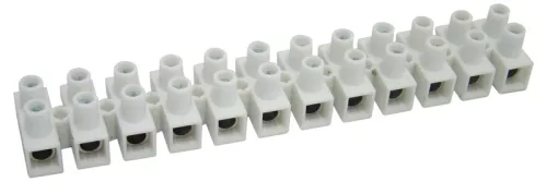 Tracon S3A-H Flexibilis sorozatkapocs, H profil, 12 tag, natúr 2,5mm2, 450VAC, 16A, PP