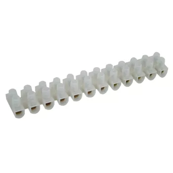   Tracon S5A-H-L Flex. nyomólemezes sorozatkapocs, H profil, 12 tag, natúr 4mm2, 450VAC, 25A, PP