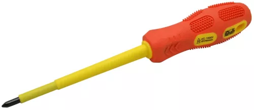 Tracon SD6125S Csavarhúzó, csillagfejű, 1000V-ra szigetelt,sárga-piros nyél AC 1000V, 6x125mm