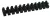 Tracon SF15A-H Flexibilis sorozatkapocs, H profil, 12 tag, fekete 10mm2, 450VAC, 50A, PP