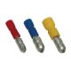 Tracon SH4, Szigetelt hengeres csatlakozó dugó, elektrolitréz, sárga 6mm2, (d1=3,6mm, d2=5mm), PVC
