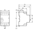 Tracon SHK4-63K, Installációs kontaktor 230V AC, 50Hz, 3 Mod, 4×NO, AC1/AC7a, 63A