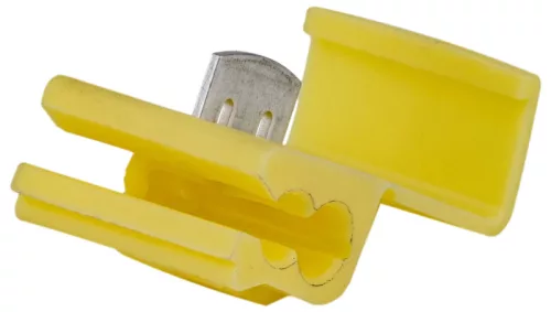 Tracon SL, Késes leágaztató (PVC), ónozott elektrolitréz, sárga 4-6mm2, 50VDC, max. 50 A