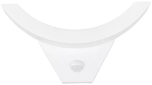 Tracon SLB10W Mozgásérzékelős fali lámpatest, fehér 230VAC, 10W, 140°, 2-9m, 10s-5m, 4500K , IP54, 800lm, EEI=G