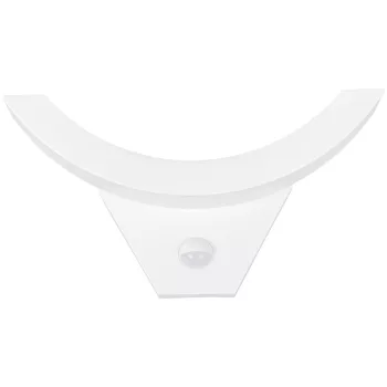   Tracon SLB15W Mozgásérzékelős fali lámpatest, fehér 230VAC, 15W, 140°, 2-9m, 10s-5m, 4500K , IP54, 1100lm, EEI=G