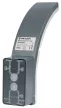 Tracon SLIBA20W Mozgásérzékelős fali lámpatest, ívelt forma, antracit 230VAC, 20W, 140°, 2-9m,10s-15m, 4500K , IP65, 2300lm, EEI=E