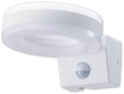 Tracon SLOM20W Mozgásérzékelős fali lámpatest, gyűrű forma 230VAC, 20W, 1700lm, 4500K, 10s-5m, 3-2000lx, 9m,IP65, EEI=F