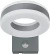 Tracon SLOMA20W Mozgásérzékelős fali lámpatest, gyűrű forma, antracit 230VAC,20W,1700lm,4500K,10s-5m,3-2000lx,9m,IP65,EEI=F