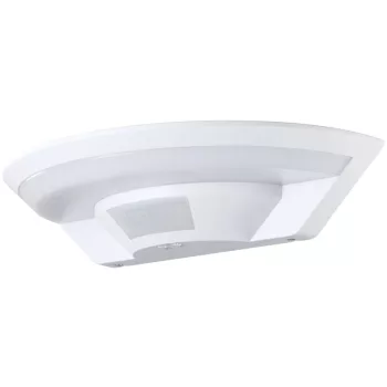   Tracon SLU10W Mozgásérzékelős fali lámpatest, fehér 230VAC, 10W, 120°, 2-9m, 10s-5m, 4500K , IP54, 950lm, EEI=F