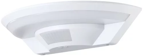 Tracon SLU10W Mozgásérzékelős fali lámpatest, fehér 230VAC, 10W, 120°, 2-9m, 10s-5m, 4500K , IP54, 950lm, EEI=F