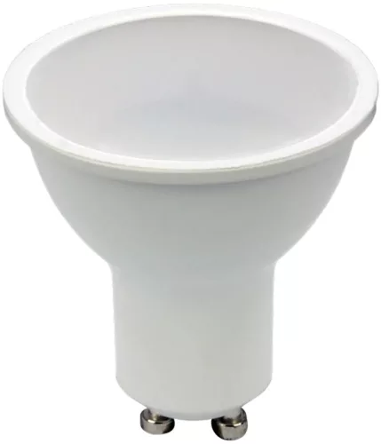Tracon SMDDGU107CW Fényerő-szabályozható SMD LEDspot fényforrás 230 VAC, 50 Hz, GU10, 7 W, 450 lm, 6500 K, 120°, EEI=G