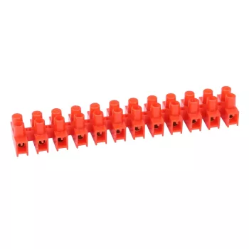  Tracon SP5A-H Flexibilis sorkapocs 4 mm2, 20 A, H 12 tagú, piros 4mm2, 450VAC, 5A