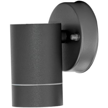   Tracon SPGU10IPF1A Oldalfali spot lámpatest, kültéri, antracit 100-240VAC, 50Hz, 1xGU10, max.35W, IP44