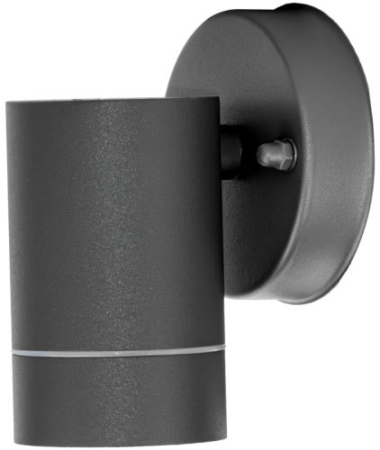 Tracon SPGU10IPF1A Oldalfali spot lámpatest, kültéri, antracit 100-240VAC, 50Hz, 1xGU10, max.35W, IP44