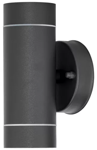 Tracon SPGU10IPF2A Oldalfali spot lámpatest, kültéri, antracit 100-240VAC, 50Hz, 2xGU10, max.35W, IP44